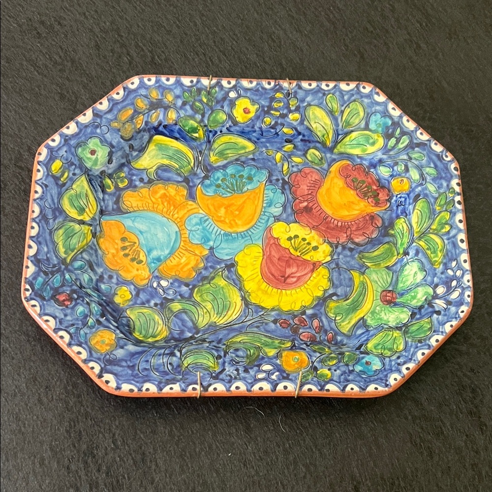 Vintage Colorful Plate Hanging Portugal